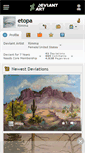 Mobile Screenshot of etopa.deviantart.com
