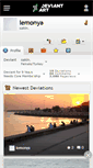 Mobile Screenshot of lemonya.deviantart.com