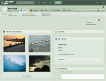 Tablet Screenshot of lemonya.deviantart.com