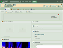 Tablet Screenshot of discochicken298.deviantart.com
