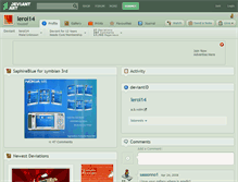 Tablet Screenshot of leroi14.deviantart.com