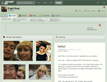 Tablet Screenshot of engel-rose.deviantart.com