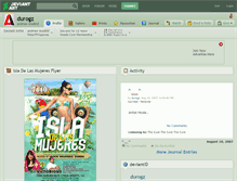 Tablet Screenshot of durogz.deviantart.com