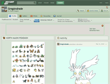 Tablet Screenshot of gregandrade.deviantart.com