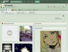 Tablet Screenshot of dm-narsisa.deviantart.com