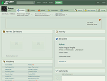 Tablet Screenshot of aolnn.deviantart.com