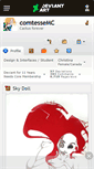 Mobile Screenshot of comtessemc.deviantart.com
