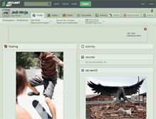 Tablet Screenshot of jedi-ninja.deviantart.com