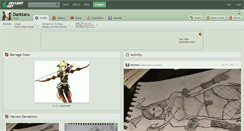 Desktop Screenshot of darktaru.deviantart.com