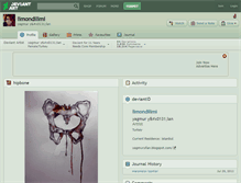 Tablet Screenshot of limondilimi.deviantart.com