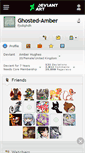 Mobile Screenshot of ghosted-amber.deviantart.com