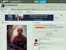 Tablet Screenshot of andreadeidei-chan.deviantart.com