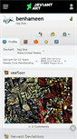 Mobile Screenshot of benhameen.deviantart.com