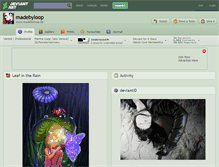Tablet Screenshot of madebyloop.deviantart.com