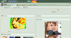Desktop Screenshot of hishy.deviantart.com