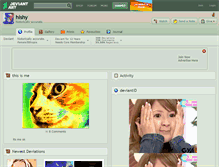 Tablet Screenshot of hishy.deviantart.com
