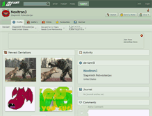 Tablet Screenshot of noxitron3.deviantart.com
