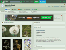 Tablet Screenshot of angryredhead.deviantart.com