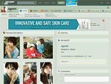 Tablet Screenshot of agasshi.deviantart.com