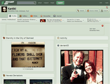 Tablet Screenshot of kantiki.deviantart.com
