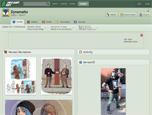 Tablet Screenshot of dynamaito.deviantart.com