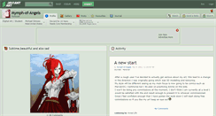 Desktop Screenshot of mymph-of-angels.deviantart.com