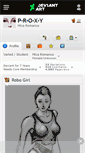 Mobile Screenshot of p-r-o-x-y.deviantart.com