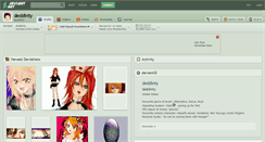 Desktop Screenshot of deddinty.deviantart.com