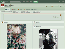 Tablet Screenshot of nasty-autumn.deviantart.com