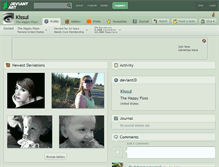 Tablet Screenshot of kissui.deviantart.com