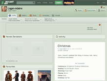 Tablet Screenshot of logan-adaire.deviantart.com