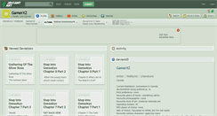 Desktop Screenshot of gamerxz.deviantart.com