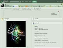 Tablet Screenshot of dieary.deviantart.com