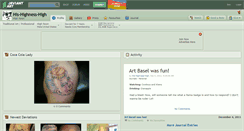 Desktop Screenshot of his-highness-high.deviantart.com