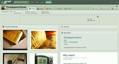 Desktop Screenshot of photographerofquran.deviantart.com