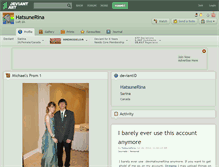 Tablet Screenshot of hatsunerina.deviantart.com