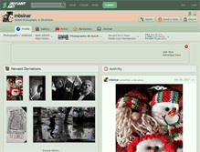 Tablet Screenshot of mbsinar.deviantart.com