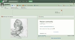 Desktop Screenshot of crazybee2.deviantart.com