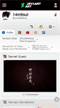 Mobile Screenshot of 14mitsui.deviantart.com