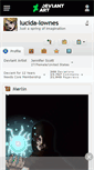 Mobile Screenshot of lucida-lownes.deviantart.com