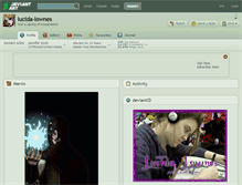Tablet Screenshot of lucida-lownes.deviantart.com