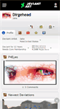 Mobile Screenshot of dirgehead.deviantart.com