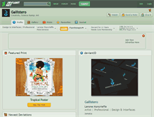 Tablet Screenshot of gallistero.deviantart.com