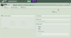 Desktop Screenshot of mihai.deviantart.com