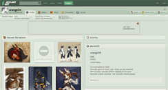Desktop Screenshot of orange04.deviantart.com