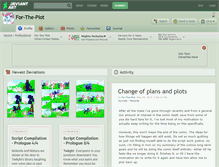 Tablet Screenshot of for-the-plot.deviantart.com