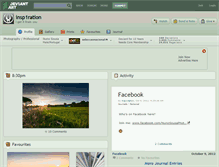 Tablet Screenshot of insp1ration.deviantart.com