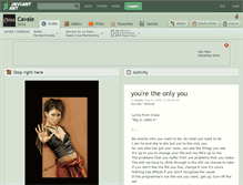 Tablet Screenshot of cavale.deviantart.com