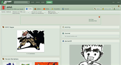 Desktop Screenshot of jevus.deviantart.com