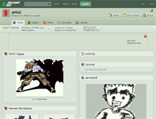 Tablet Screenshot of jevus.deviantart.com